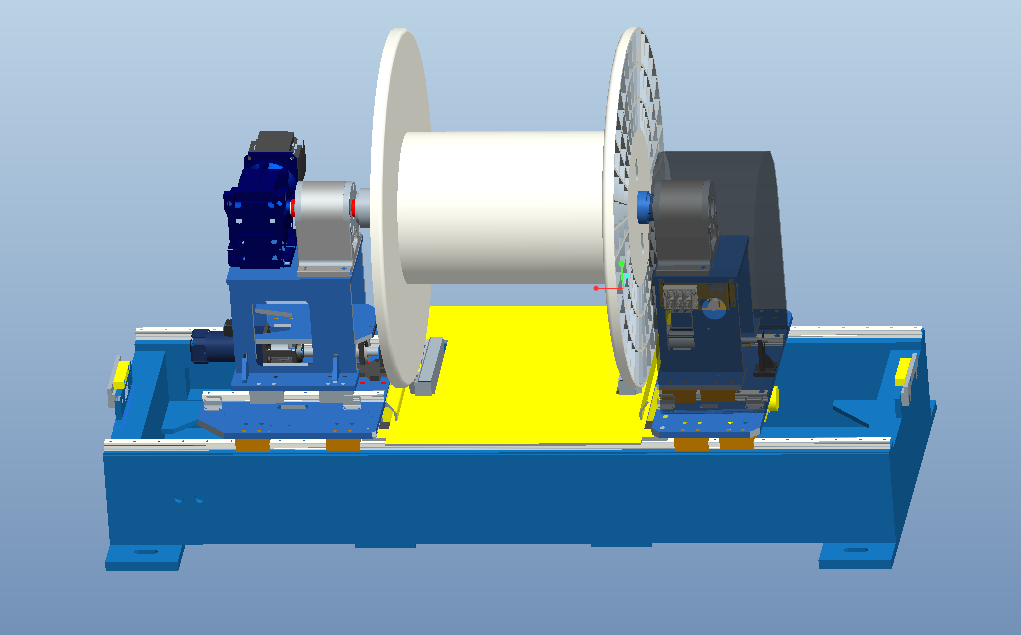 双夹臂微通道铝扁管收卷机、放卷机